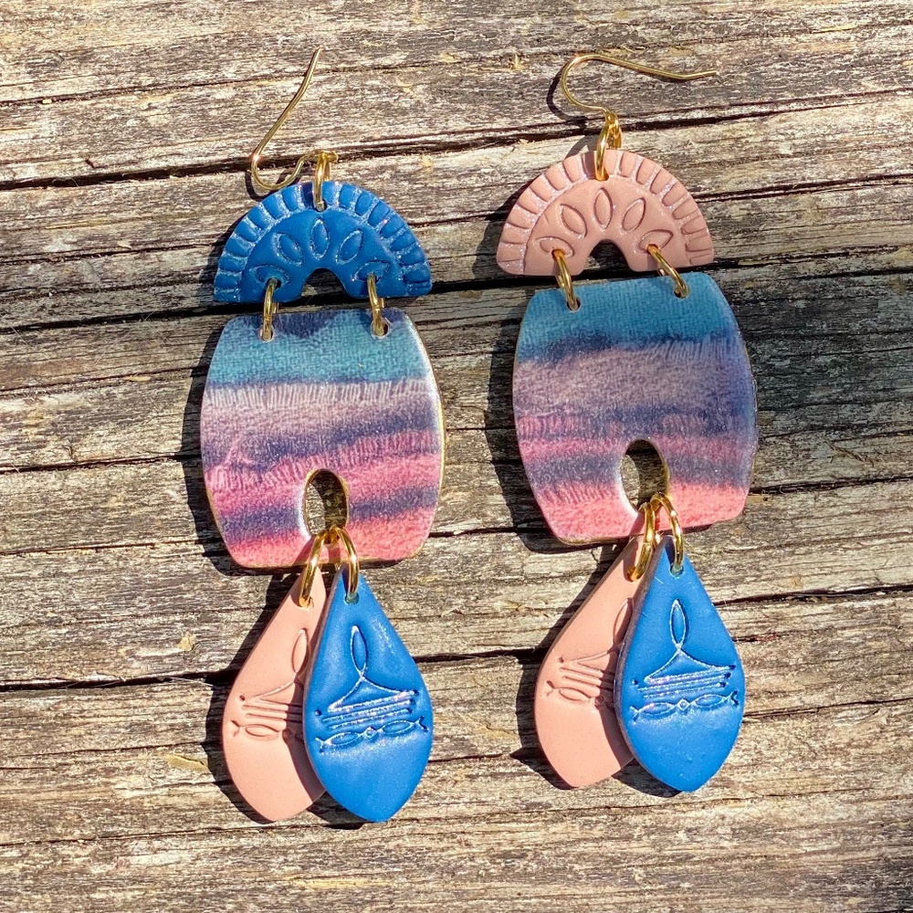 Handcrafted earrings boho dreams